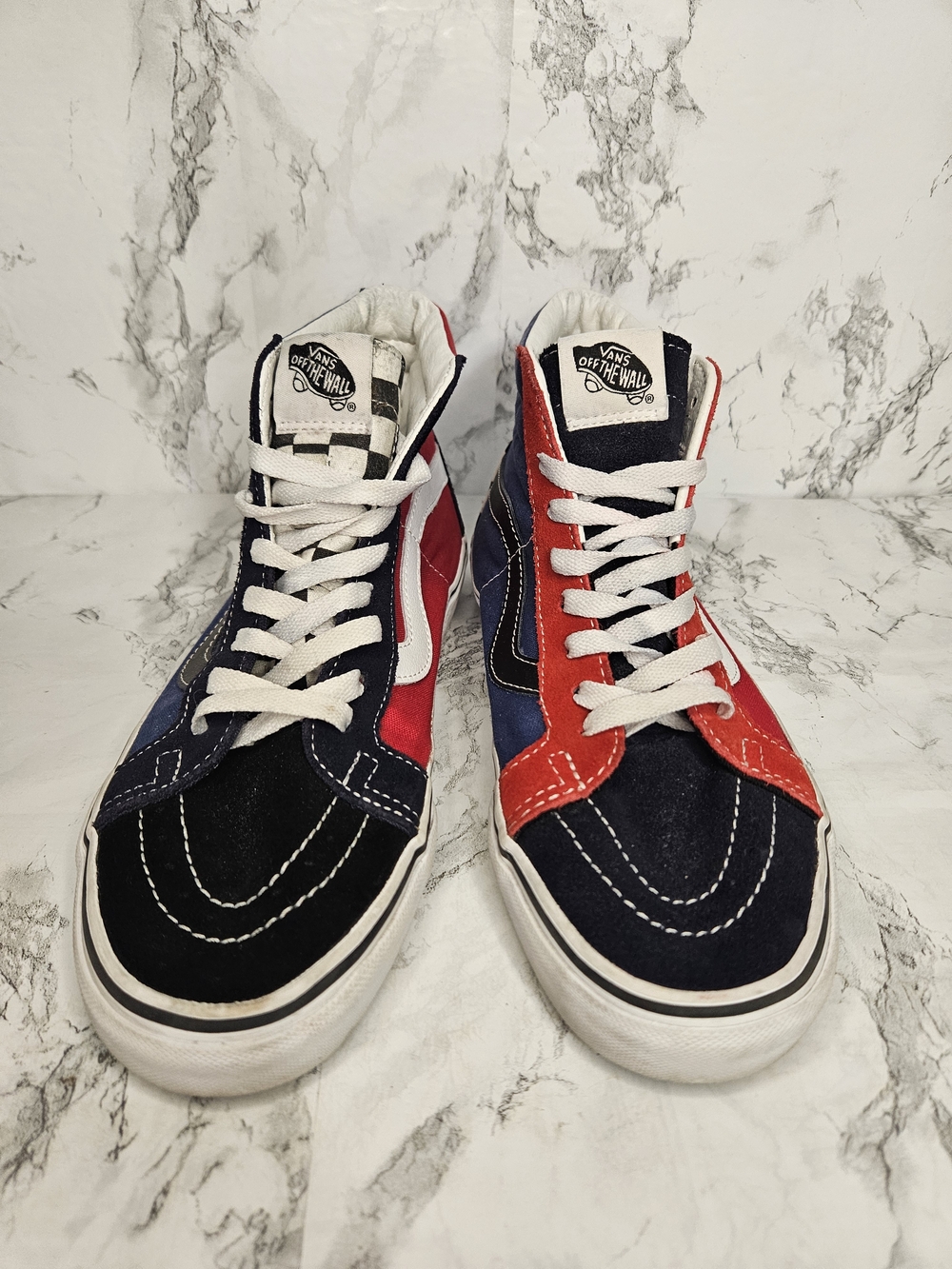 Vans Sk8-Hi Mix Match skate shoes. M 6.5